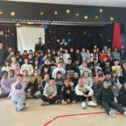 ELPOZO EN EL COLEGIO | César y Álex García visitan a los alumnos del CEIP Pedro Pérez Abadía