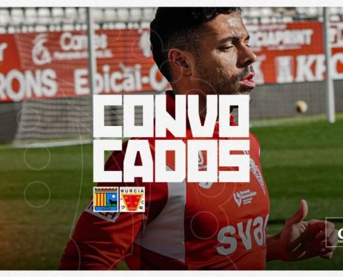 Convocatoria para el C.D. Teruel – Real Murcia