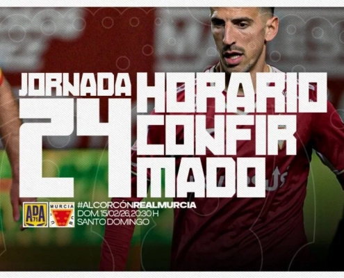 Horario confirmado para el Alcorcón – Real Murcia