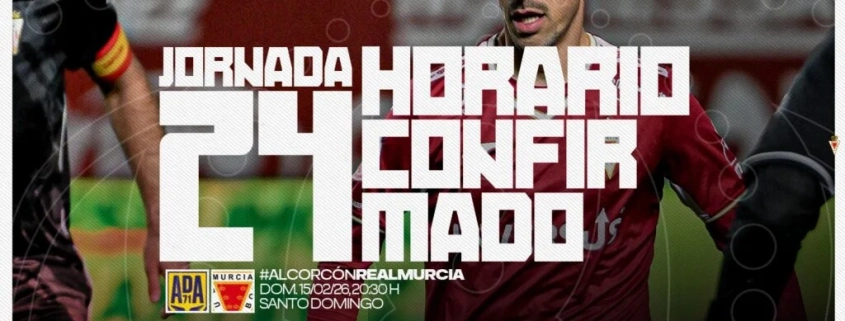 Horario confirmado para el Alcorcón – Real Murcia