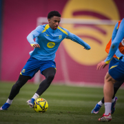 label.aria.barcelonabadge De vuelta al trabajo Los de Hansi Flick inician la preparación del partido de LaLiga ante el Mallorca tras clasificarse para las semifinales de la Copa del Rey Primer equipo label.aria.clock Hace 41 Mins