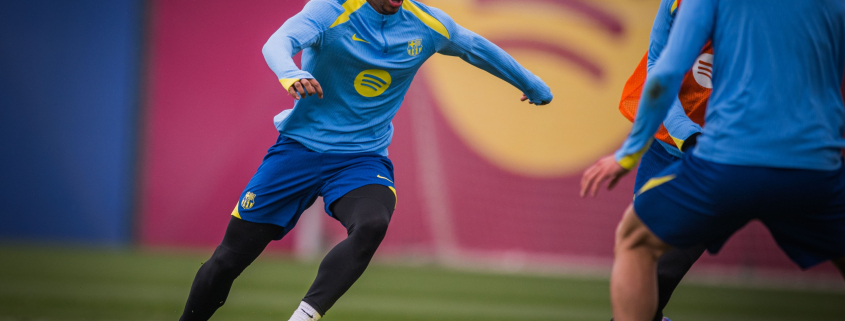 label.aria.barcelonabadge De vuelta al trabajo Los de Hansi Flick inician la preparación del partido de LaLiga ante el Mallorca tras clasificarse para las semifinales de la Copa del Rey Primer equipo label.aria.clock Hace 41 Mins