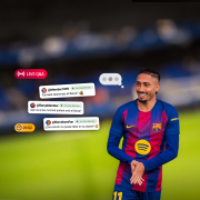 label.aria.barcelonabadge EN VIVO: Tú preguntas, Raphinha responde Los miembros de la comunidad de YouTube del Barça pueden preguntarle al brasileño lo que quieran Primer Equipo label.aria.clock Hace 52 Mins