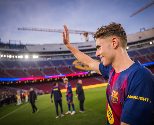 label.aria.barcelonabadge Fermín iguala sus mejores cifras goleadoras El andaluz suma 11 goles en lo que va de temporada, los mismos que su total en la 2023/24 Primer Equipo label.aria.clock Hace 1 hora