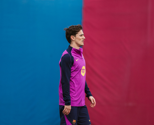 label.aria.barcelonabadge Gavi sigue recuperándose Centrocampista trabajando duro para superar esta lesión en el primer equipo de la Ciutat Esportiva label.aria.clock Hace 57 Mins