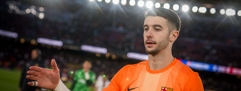 label.aria.barcelonabadge Joan García, el portero más eficaz de La Liga El jugador del FC Barcelona lidera la clasificación entre palos con un 79,41% de acierto Primer Equipo label.aria.clock Hace 1 hora