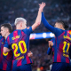 label.aria.barcelonabadge LaLiga y Copa del Rey, protagonistas en febrero Los blaugranes se toman un respiro de los compromisos europeos, con la liga y la copa nacionales como protagonistas Primer Equipo label.aria.clock hace 1 hora