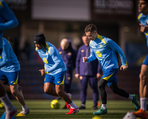 label.aria.barcelonabadge Listos para Mallorca El último entrenamiento antes del partido de liga del sábado Primer equipo label.aria.clock Hace 6 min
