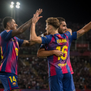 label.aria.barcelonabadge Seis jugadores alcanzan los 10 goles Seis jugadores marcan más de 10 goles con el Barça en lo que va de temporada, más jugadores que cualquier otro equipo de las grandes ligas europeas Primer Equipo label.aria.clock Hace 7 Mins