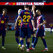 label.aria.barcelonabadge VISTA PREVIA | Barça-Villarreal Primero contra tercero en un partido decisivo 16.15 horas Comienzo del partido en Spotify Camp Nou Primer equipo label.aria.clock Hace 2 Mins