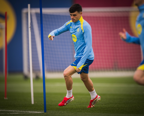 label.aria.barcelonabadge Vuelta al trabajo La plantilla de Hansi Flick vuelve al trabajo en la Ciutat Esportiva tras dos días de descanso Primer equipo label.aria.clock Hace 1 hora