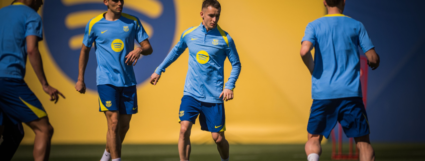 label.aria.barcelonabadge Centrados en la Champions League Los blaugranes realizan su último entrenamiento antes de la visita del primer equipo del Newcastle United label.aria.clock Hace 49 Mins