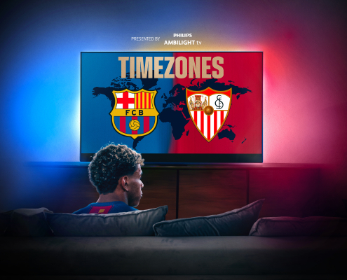 label.aria.barcelonabadge Cuándo y dónde ver el Barça-Sevilla Guía de visualización internacional del próximo partido en Spotify Primer equipo del Camp Nou label.aria.clock Hace 21 Mins
