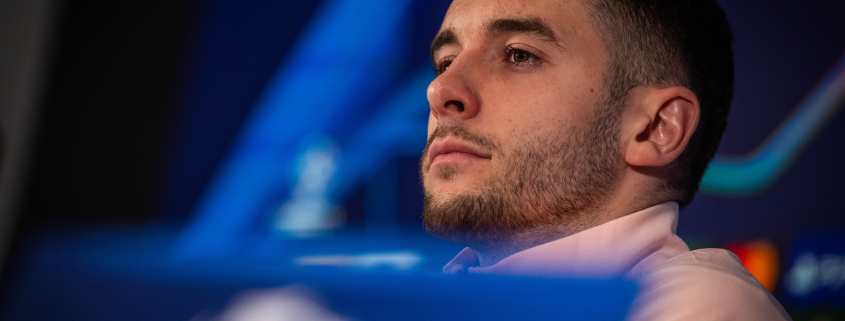 label.aria.barcelonabadge 'Estamos seguros de lo que tenemos que hacer' El portero del FC Barcelona con su visión de cara al partido de Champions en St James' Park Primer equipo label.aria.clock hace 2 horas