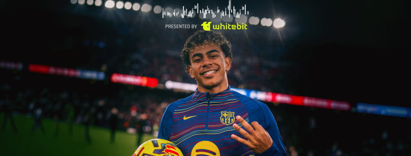 label.aria.barcelonabadge Hat-trick del mejor momento de Lamine Yamal en febrero Los tres goles del delantero catalán elegidos como la hazaña más destacable del último mes Primer Equipo label.aria.clock Hace 33 Mins