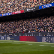 label.aria.barcelonabadge Hora de Spotify El Camp Nou El FC Barcelona tiene un 100% de asistencia en el estadio esta temporada y la afición será vital cuando la temporada llega a su fase decisiva Primer Equipo label.aria.clock Hace 2 horas