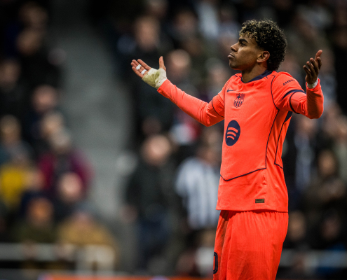 label.aria.barcelonabadge Muestra de acero en la Liga de Campeones El partido del Newcastle es ya el quinto de la Liga de Campeones que el Barça no pierde a pesar de encajar el primer primer equipo label.aria.clock Hace 59 Mins