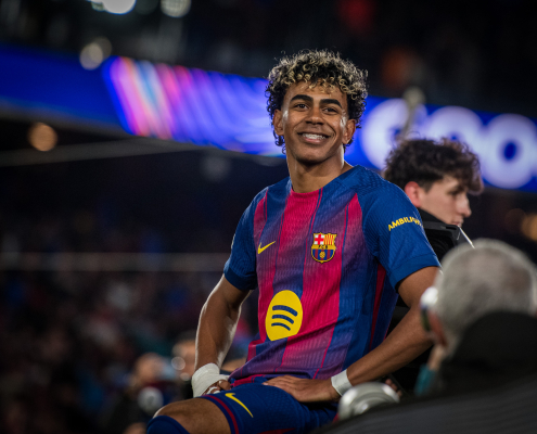 label.aria.barcelonabadge Otro récord de Lamine Yamal El gol contra el Newcastle empata los diez de Mbappé Primer equipo label.aria.clock Hace 3 horas