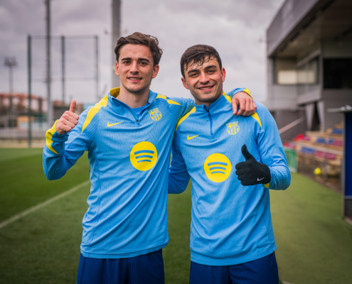 label.aria.barcelonabadge Última sesión antes del choque contra el Sevilla Los blaugranes, listos para el encuentro de la jornada 28 de LaLiga tras el último entrenamiento hoy en la Ciutat Esportiva del primer equipo label.aria.clock Hace 59 Mins