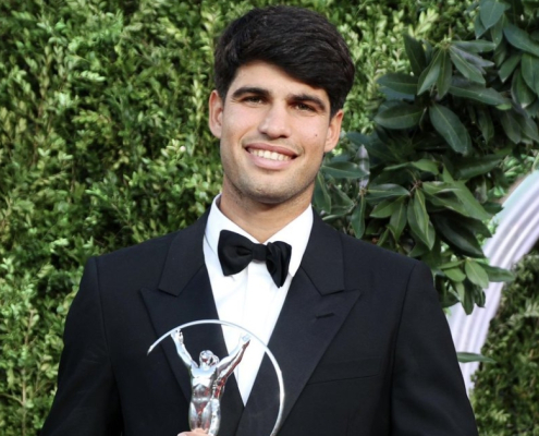 Carlos Alcaraz ya tiene su Laureus como
