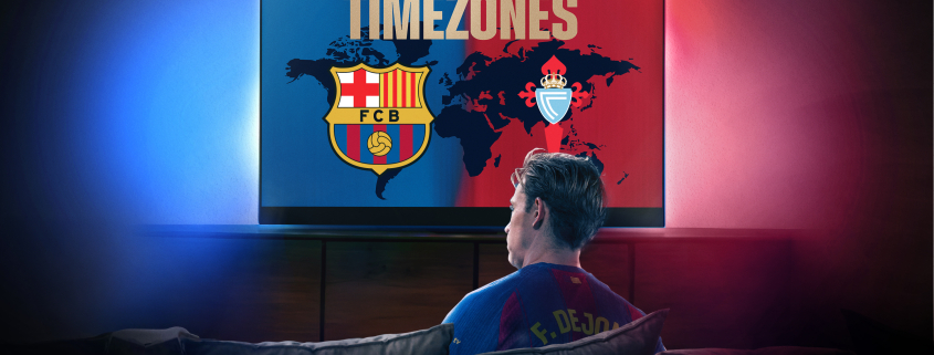 Escudo del club FC Barcelona Cuándo y dónde ver el Barça-Celta Nuestra guía de horarios y canales a nivel mundial del partido de LaLiga en el Spotify Primer Equipo del Camp Nou Noticia publicada hace 29 Mins