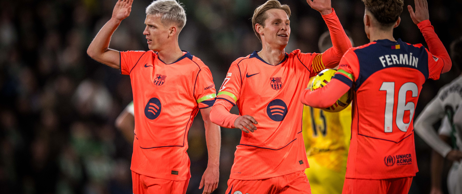 Escudo del club FC Barcelona VISTA PREVIA | Getafe - Barça El equipo de Hansi Flick buscará la primera victoria blaugrana en el Coliseum desde 2019 para acercar a su equipo al título liguero Primer Equipo Fecha publicada hace 1 hora