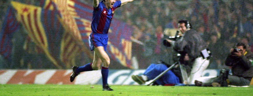 Escudo del FC Barcelona A 40 años de aquella noche ante el Gotemburgo Un hat-trick de Pichi Alonso ilumina el Camp Nou en esta mítica remontada Primer Equipo Noticia publicada hace 1 hora