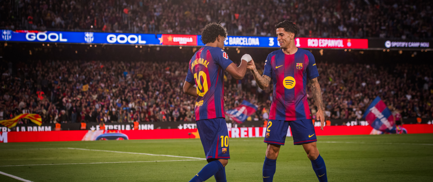 Escudo del FC Barcelona Centrados en que los de LaLiga Flick tienen un objetivo claro que es conquistar el título lo antes posible a falta de siete jornadas Primer Equipo Noticia publicada hace 15 Mins