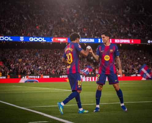 Escudo del FC Barcelona Centrados en que los de LaLiga Flick tienen un objetivo claro que es conquistar el título lo antes posible a falta de siete jornadas Primer Equipo Noticia publicada hace 15 Mins