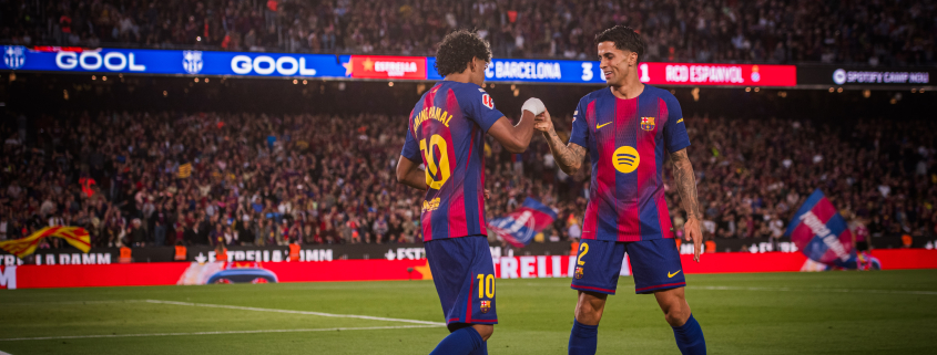 Escudo del FC Barcelona Centrados en que los de LaLiga Flick tienen un objetivo claro que es conquistar el título lo antes posible a falta de siete jornadas Primer Equipo Noticia publicada hace 15 Mins