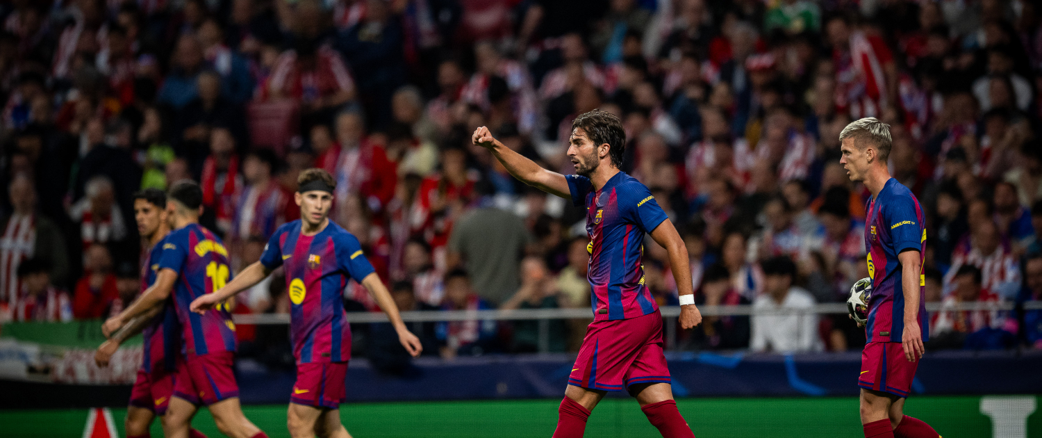 Escudo del FC Barcelona Estadísticas de la Champions League Los 12 partidos del equipo en la edición 2025/26 Primer Equipo Noticias publicadas hace 1 hora