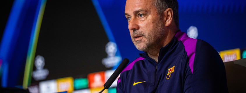 Escudo del FC Barcelona Hansi Flick: 'Creo en mi equipo' El técnico alemán destaca la 'actitud y mentalidad' de su plantilla de cara al choque decisivo de la Liga de Campeones contra el primer equipo del Atlético de Madrid Publicado hace 25 Minutos