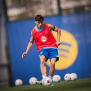 Escudo del FC Barcelona Horario de Liga Más entrenamientos a medida que se acerca el partido contra el Celta en Spotify Camp Nou Primer Equipo Noticia publicada hace 1 hora