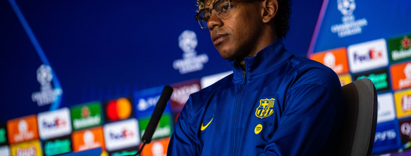 Escudo del FC Barcelona Lamine: 'La remontada no es un milagro' El número 10 del Barça dice que la eliminatoria “no ha terminado” y admite que se inspira en LeBron James de cara al choque en el primer equipo del Metropolitano Noticia publicada hace 3 horas