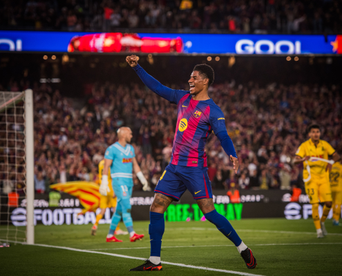 Escudo del FC Barcelona Rashford y Cubarsí ganan premios de La Liga por el gol del inglés en el derbi del Camp Nou en Spotify nombrado gol del mes y el defensa catalán nombrado mejor jugador sub-23 del primer equipo Fecha de publicación Hace 54 minutos