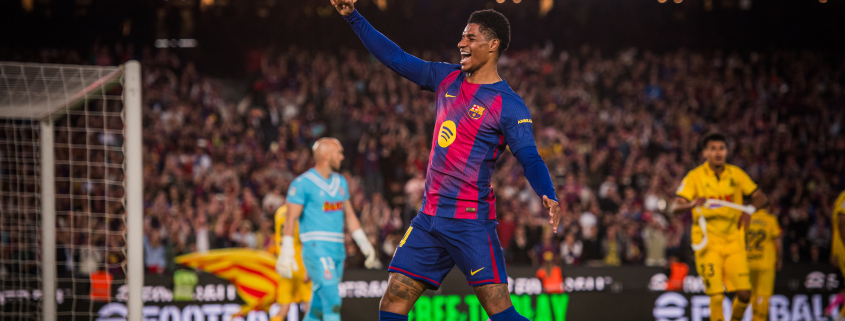 Escudo del FC Barcelona Rashford y Cubarsí ganan premios de La Liga por el gol del inglés en el derbi del Camp Nou en Spotify nombrado gol del mes y el defensa catalán nombrado mejor jugador sub-23 del primer equipo Fecha de publicación Hace 54 minutos