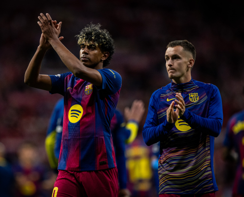 Escudo del FC Barcelona Un adiós récord El adolescente azulgrana se convierte en el jugador más joven que suma 10 goles y asistencias en una misma temporada Primer Equipo Novedad publicada hace 31 Mins