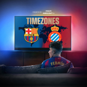Escudo del club FC Barcelona Cuándo y dónde ver el Barça-Espanyol Nuestra guía de horarios y canales a nivel mundial del derbi de LaLiga en Spotify en el primer equipo del Camp Nou label.aria.clock Hace 2 minutos
