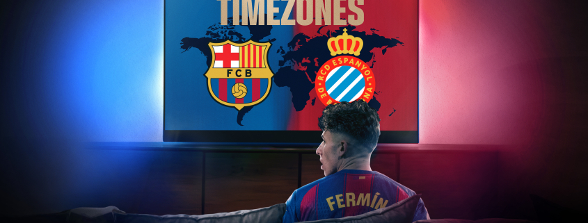 Escudo del club FC Barcelona Cuándo y dónde ver el Barça-Espanyol Nuestra guía de horarios y canales a nivel mundial del derbi de LaLiga en Spotify en el primer equipo del Camp Nou label.aria.clock Hace 2 minutos