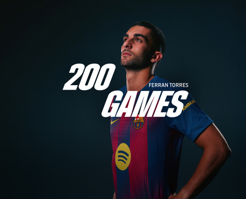 label.aria.barcelonabadge 200 partidos para Ferran Torres El delantero valenciano alcanzó su doble centenario en el partido de Liga de Campeones ante el primer equipo del Atlético de Madrid label.aria.clock Hace 1 hora