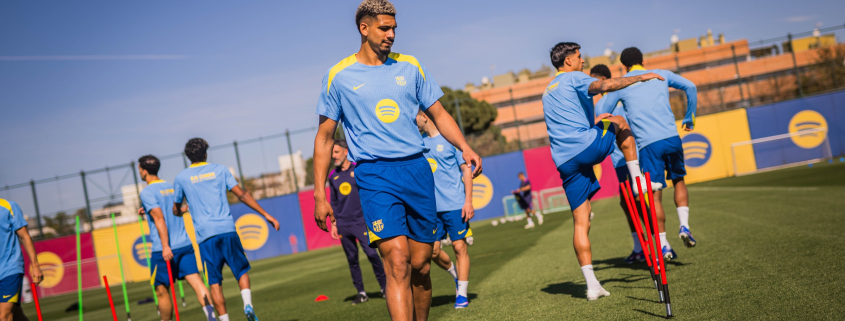 label.aria.barcelonabadge La cuenta atrás para la Liga de Campeones continúa los preparativos a falta de dos días para el partido del Barça contra el Atlético de Madrid en la ida de cuartos de final en Spotify Camp Nou Primer Equipo label.aria.clock Hace 26 Mins