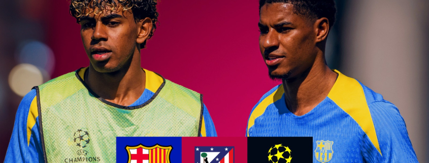 label.aria.barcelonabadge Preparados para el Barça-Atlético Entrenamientos y ruedas de prensa antes del partido de ida de los cuartos de final de la Champions Primer equipo label.aria.clock Hace 1 hora