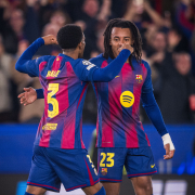 label.aria.barcelonabadge Presentado por asistencia--white Kounde y Balde en la plantilla Los laterales se encuentran en buena forma después de un mes de baja y vuelven a estar disponibles para Hansi Flick para el primero de los tres partidos contra el primer equipo colchonero label.aria.clock Hace 22 minutos