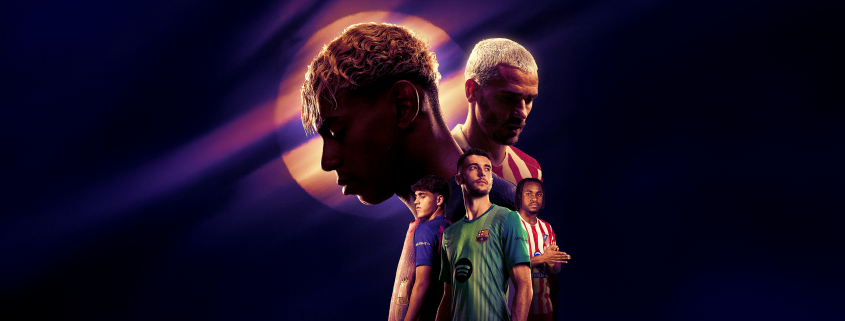 label.aria.barcelonabadge VISTA PREVIA | Barça-Atlético Spotify El Camp Nou es el escenario del partido de ida de los cuartos de final de la Liga de Campeones entre dos rivales muy familiares, por cierto, Primer Equipo label.aria.clock Hace 59 Mins