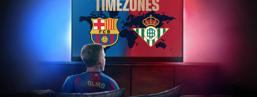 Escudo del FC Barcelona Cuándo y dónde ver el Barça-Betis Horarios internacionales y guía de visionado del último partido de la temporada en Spotify Primer Equipo del Camp Nou Fecha de publicación Hace 53 Mins