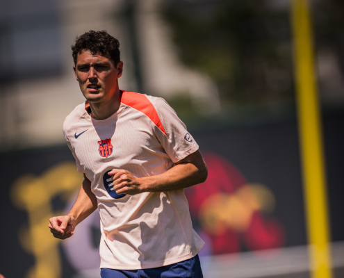 Escudo del FC Barcelona Christensen en la plantilla Los recién coronados campeones de LaLiga viajan a Vitòria para disputar el partido de la jornada 36 Primer Equipo Fecha de publicación Hace 32 Minutos