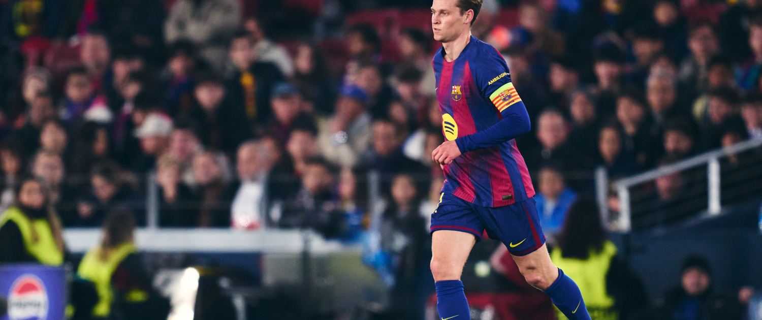 Escudo del FC Barcelona Frenkie de Jong en la convocatoria del Mundial El centrocampista del Barça es un miembro clave de la plantilla holandesa de Ronald Koeman Primer equipo Fecha de publicación Hace 27 minutos