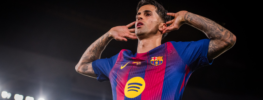 Escudo del FC Barcelona João Cancelo en la convocatoria de Portugal para el Mundial El lateral ha sido convocado por el técnico de la selección portuguesa, Roberto Martínez, para el torneo de este verano Primer Equipo Fecha de publicación Hace 26 Minutos