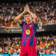 Escudo del FC Barcelona Lewandowski se despide del polaco con 120 goles con una gran goleada en el estadio de Mestalla para redondear sus cuatro años en el primer equipo blaugrana Fecha de publicación Hace 57 minutos