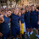 Escudo del FC Barcelona Ocho blaugranas irán al Mundial con España Lamine Yamal, Cubarsí, Ferran, Olmo, Pedri, Gavi, Joan García y Eric García, todos listos para estar en el Mundial con la primera selección española Fecha publicada hace 1 hora